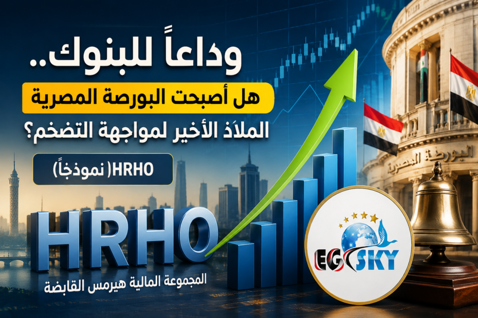 سهم HRHO المجموعة المالية هيرمس القابضة في البورصة المصرية كأداة استثمار لمواجهة التضخم مقارنة بالودائع البنكية